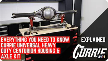 Universal Heavy Duty Centurion Housing and Axle
